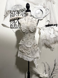 antique doily dress