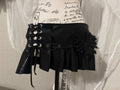 gloss mini skirt