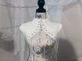 lace up capelet