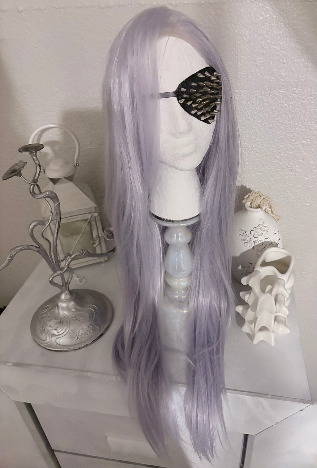 spike snake leather eyepatch